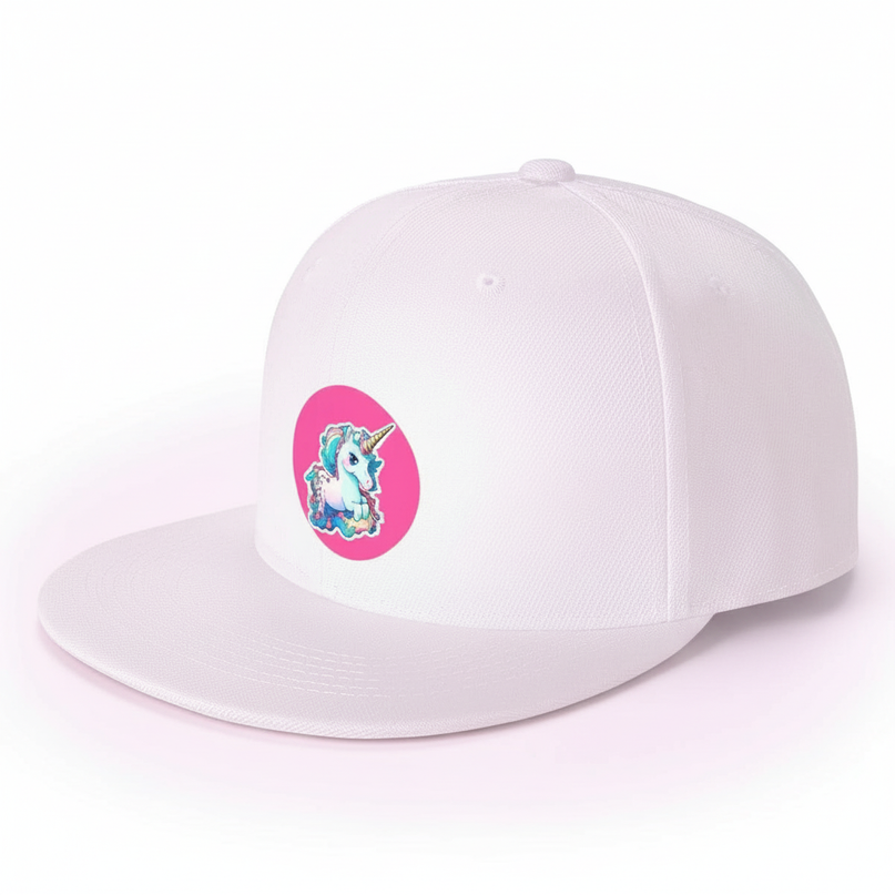 white unicorn hat - white-bg