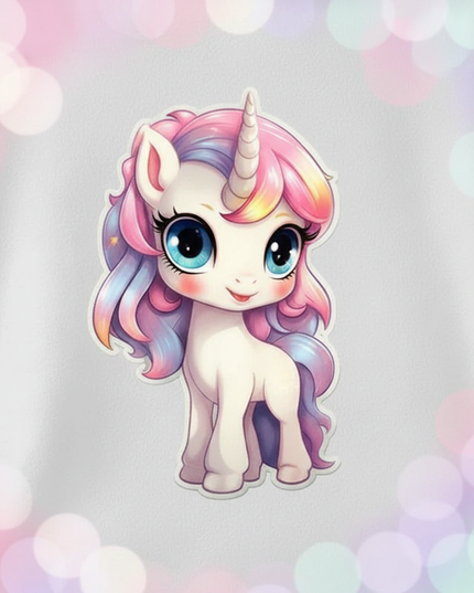 white unicorn hoodie set girls - detail