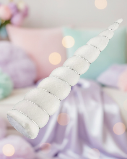 white unicorn horn cosplay prop - lifestyle