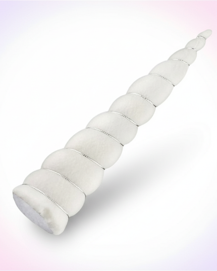 white unicorn horn cosplay prop - white-bg