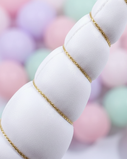 white unicorn horn craft set - detail