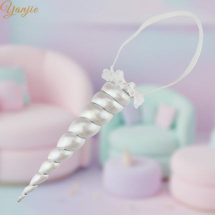 white unicorn horn for cosplay - lifestyle