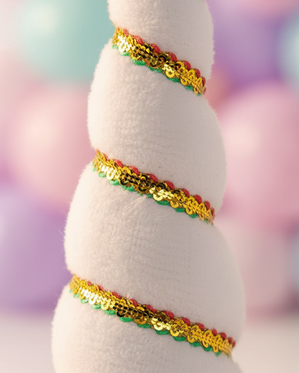 white unicorn horn party pack - detail