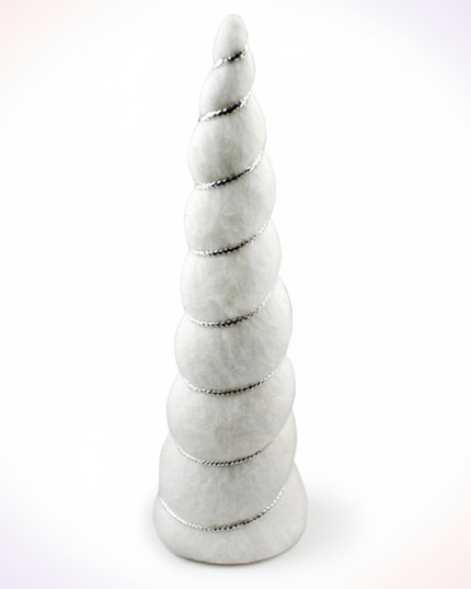 white unicorn horn party set - white-bg