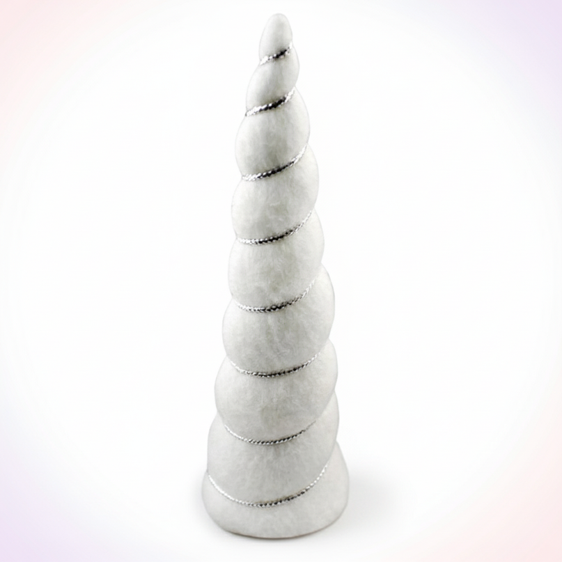 white unicorn horn party set - white-bg