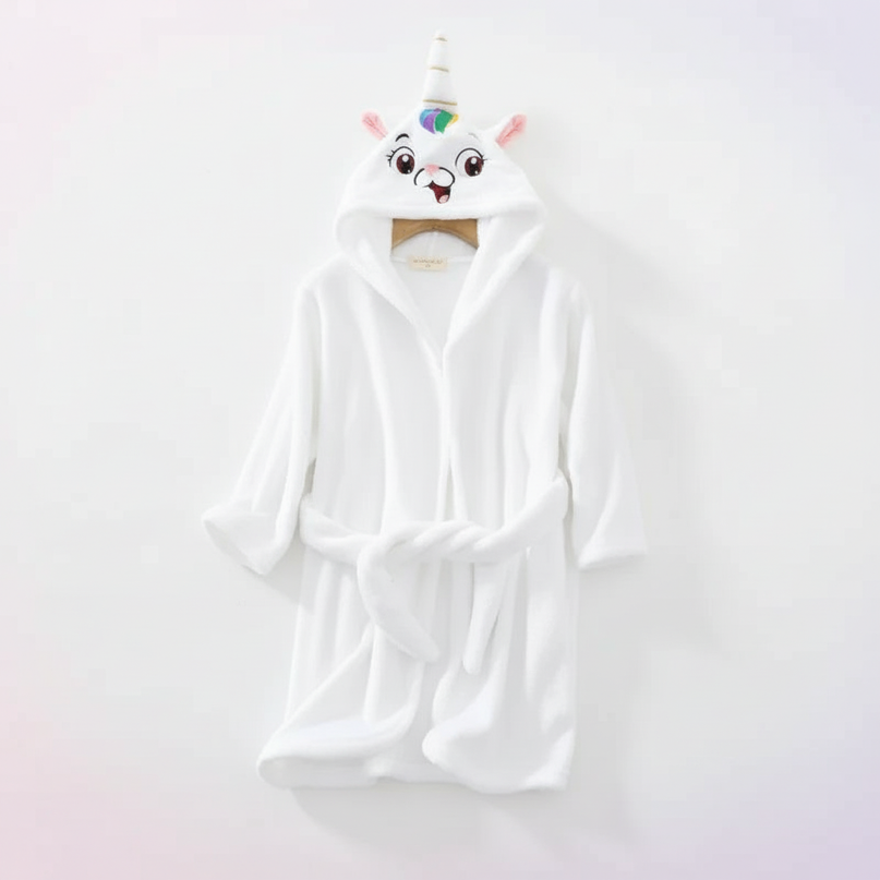 white unicorn robe - white-bg