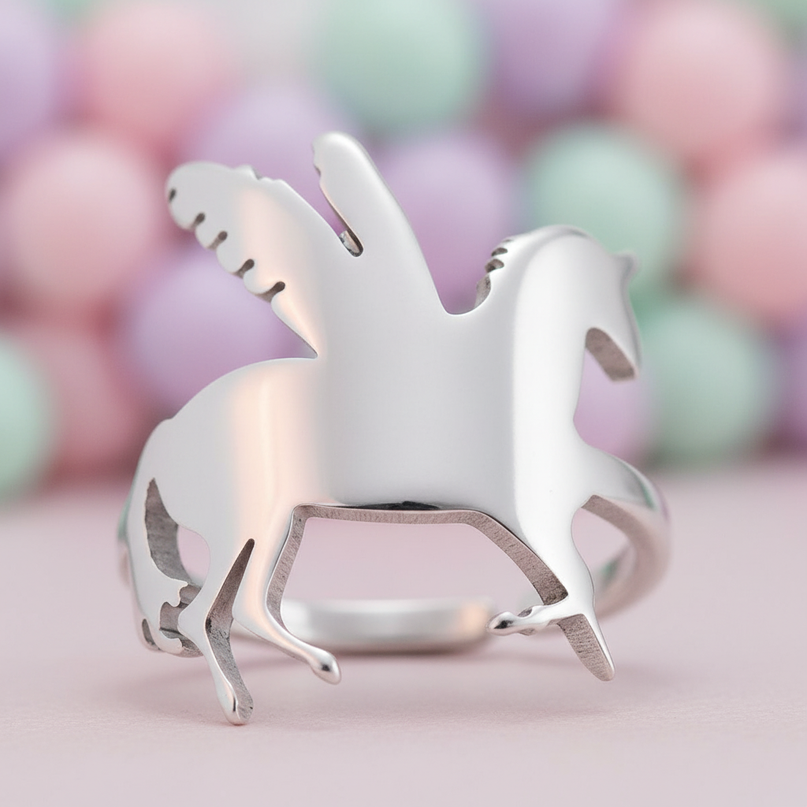 alicorn ring - detail