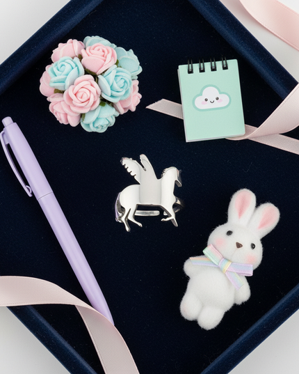 alicorn ring - flat-lay