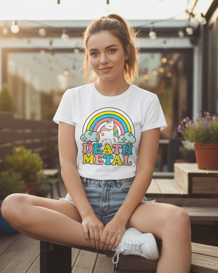 womens unicorn shirt - lifestyle