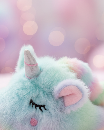 womens unicorn slippers - detail