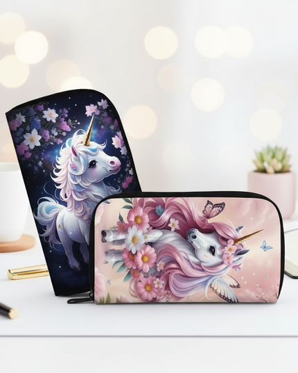 womens unicorn wallet - lifestyle
