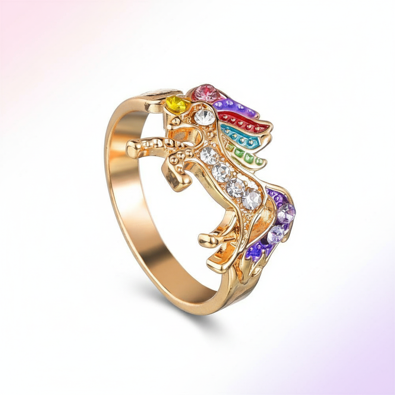 yellow unicorn ring - white-bg