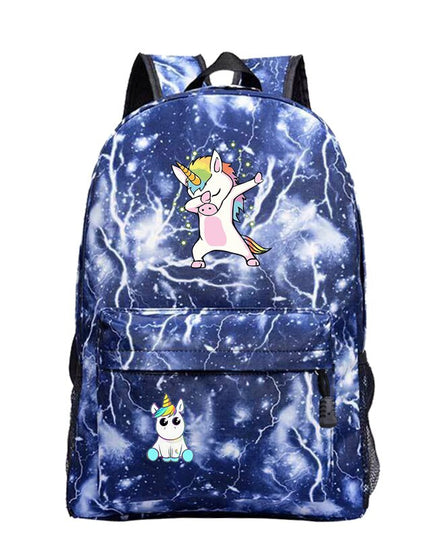 Galaxy Dabbing Unicorn Backpack