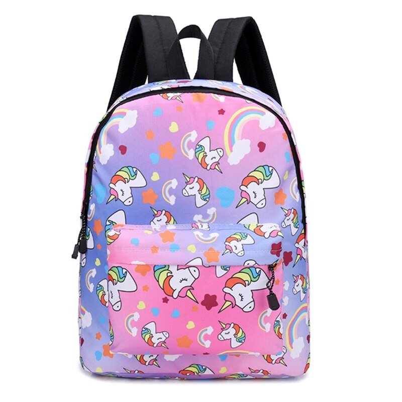 Purple Unicorn Backpack School