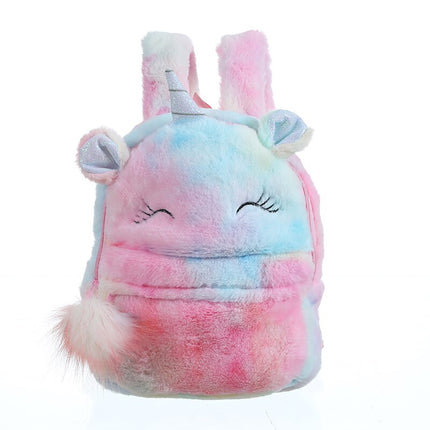 Fluffy Cute Unicorn Backpack