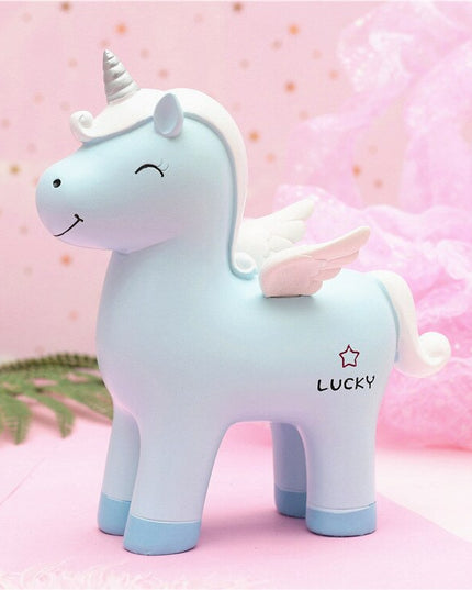 Sweet Winged Unicorn Piggy Bank
