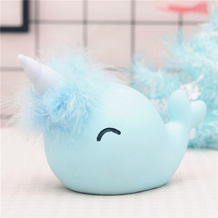 Pastel Narwhal Piggy Bank