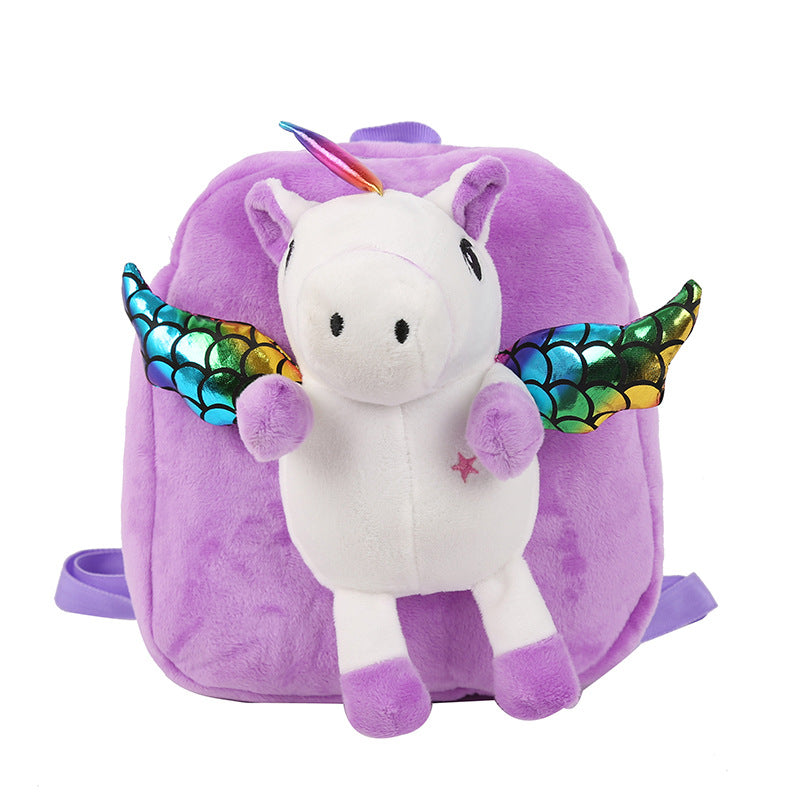 Unicorn Plush Backpack