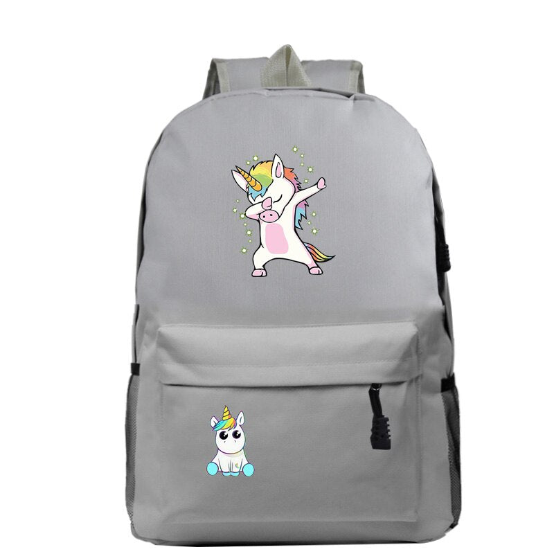 Galaxy Dabbing Unicorn Backpack