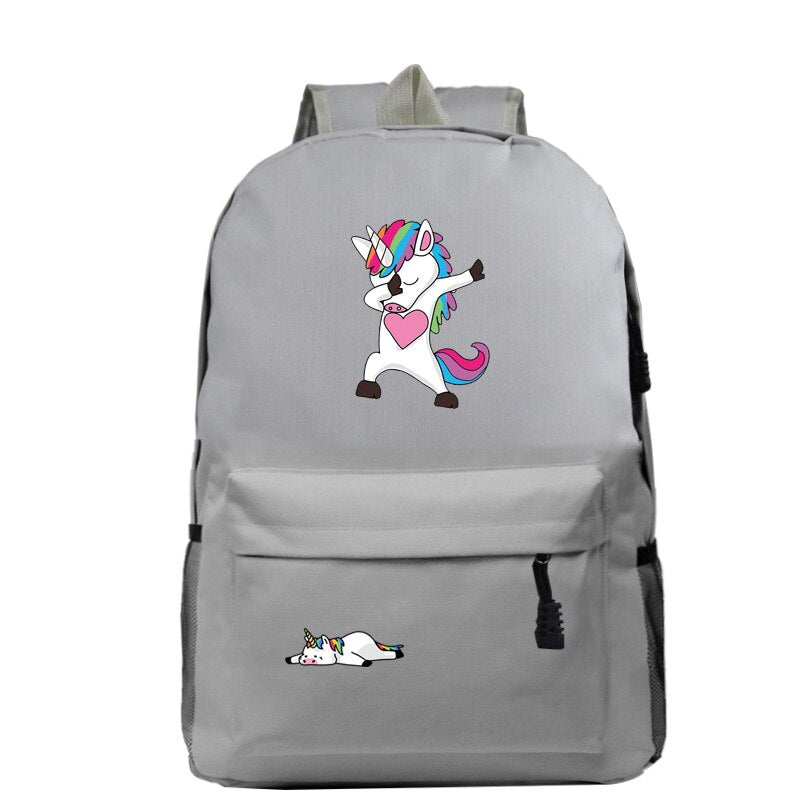 Dabbing Unicorn Backpack