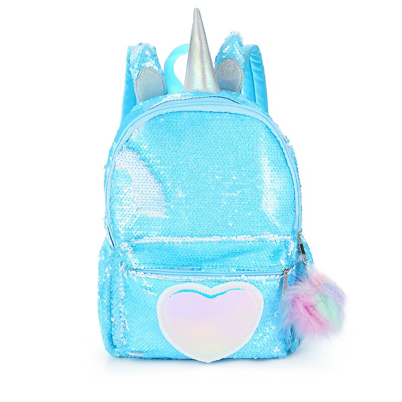 Pink Sparkly Unicorn Backpack