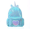 Blue Sequin Unicorn Backpack