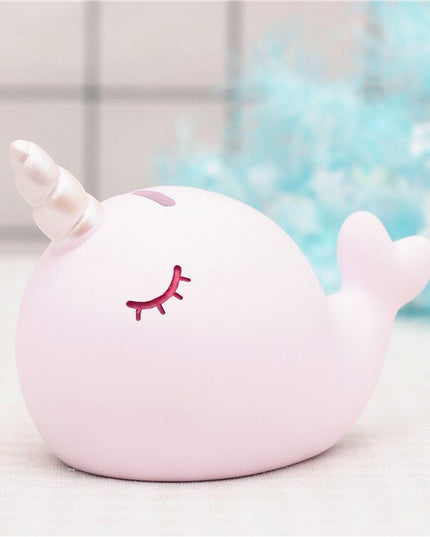 Pastel Narwhal Piggy Bank