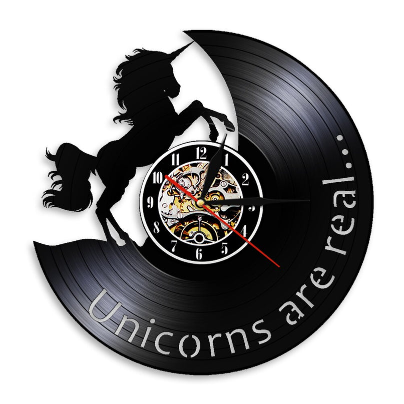 Unicorn Vintage Clock