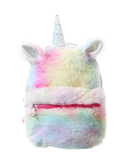 Fuzzy Unicorn Backpack