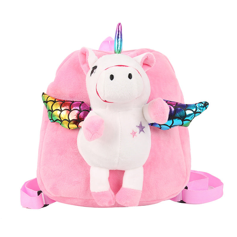 Unicorn stuffed animal clearance backpack