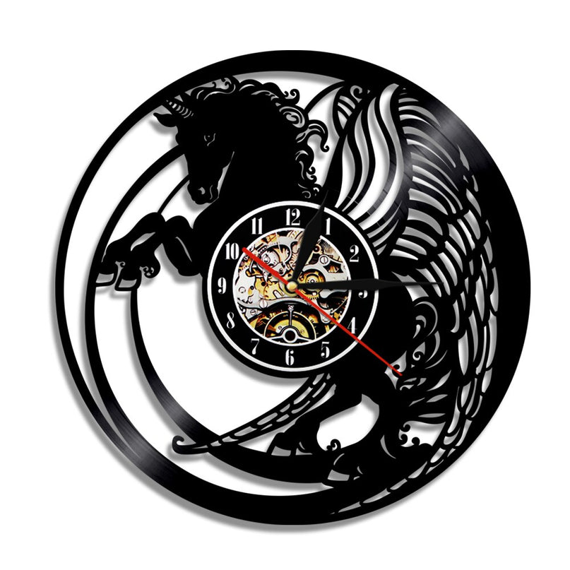 Flying Unicorn Clock