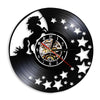 Unicorn Vinyl Clock