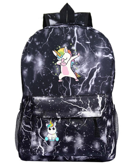 Galaxy Dabbing Unicorn Backpack