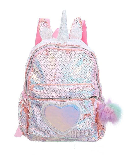Purple Sparkly Unicorn Backpack