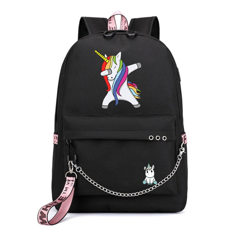 Dab unicorn backpack best sale