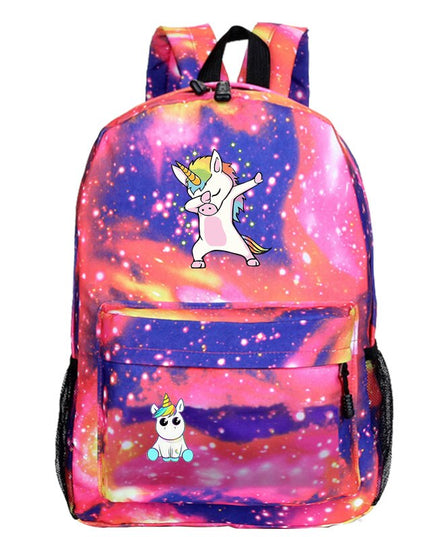 Galaxy Dabbing Unicorn Backpack
