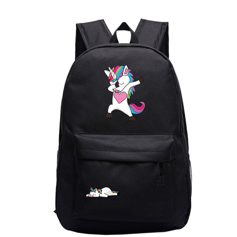 Unicorn 2025 dabbing backpack