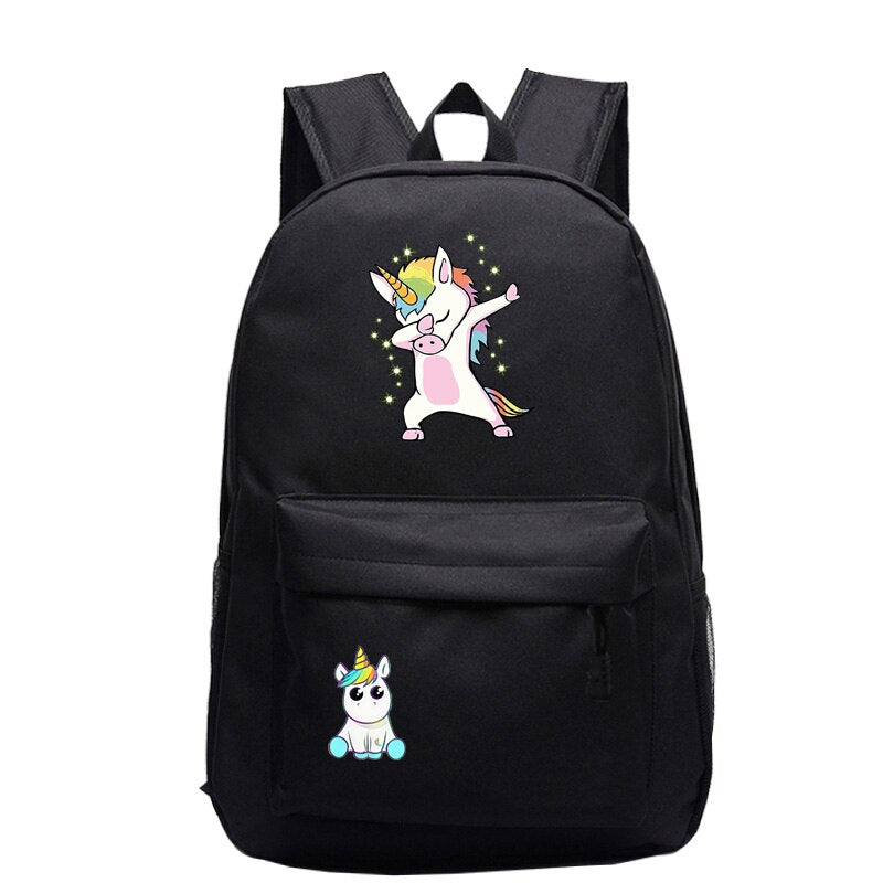 Galaxy Dabbing Unicorn Backpack