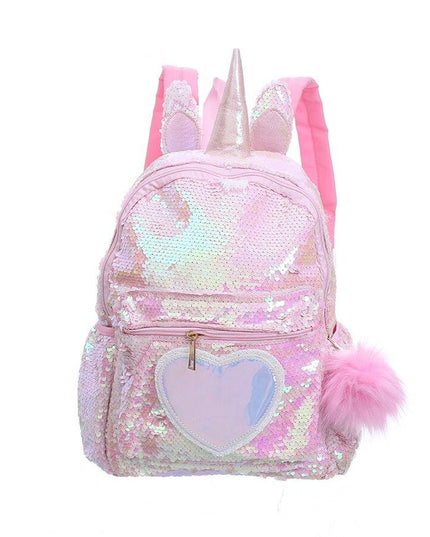 Purple Sparkly Unicorn Backpack