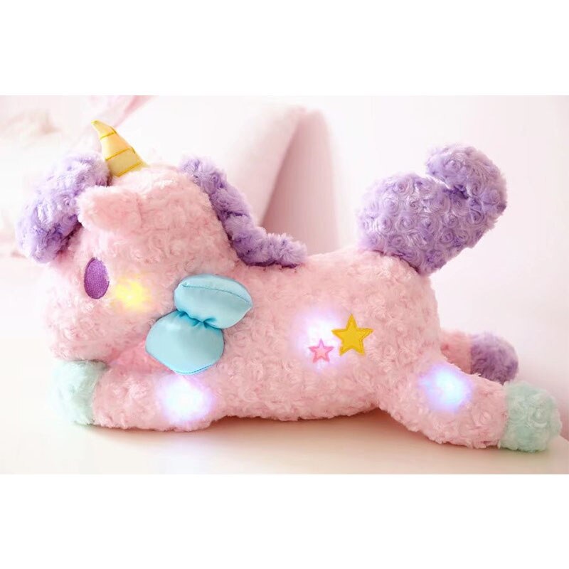 Kids LED Light-Up Unicorn Plush Toy
