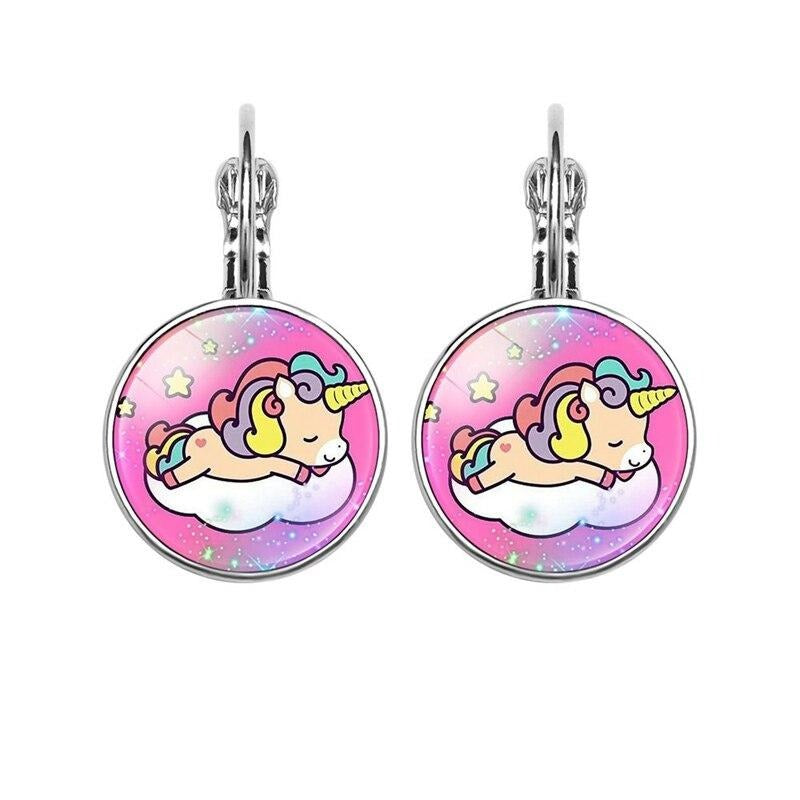 Big Unicorn Earrings