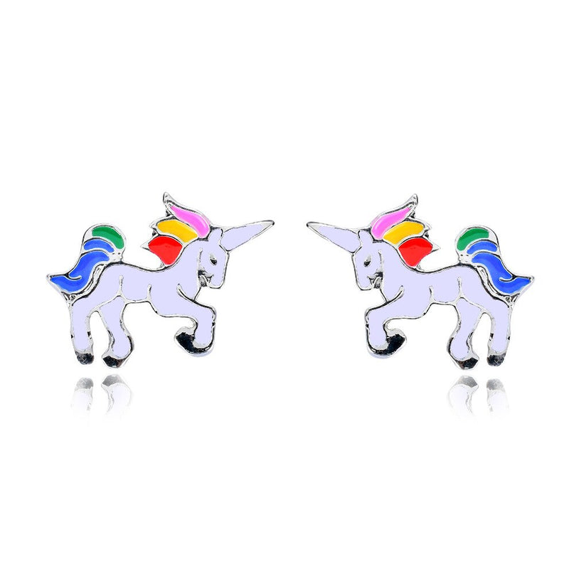 Tiny Unicorn Earrings