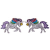 Purple Unicorn Earrings