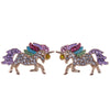 Purple Unicorn Earrings