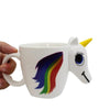 Color changing unicorn mug