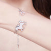 Sterling Silver Unicorn Bracelet