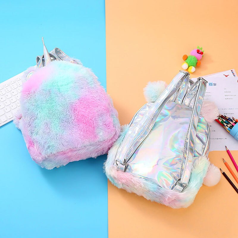 Pastel Rainbow Unicorn Backpack