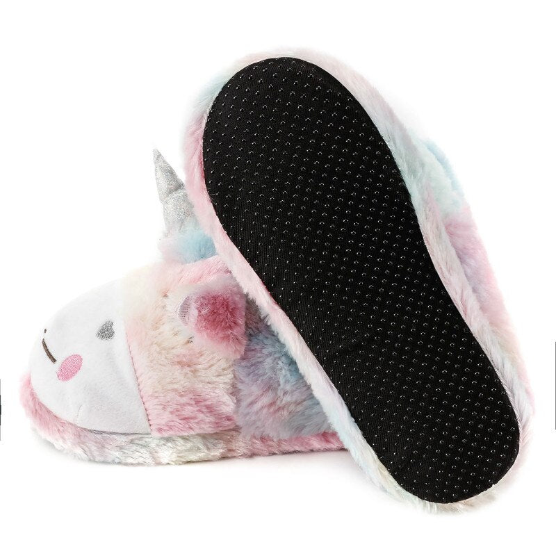 Cozy Unicorn House Slippers