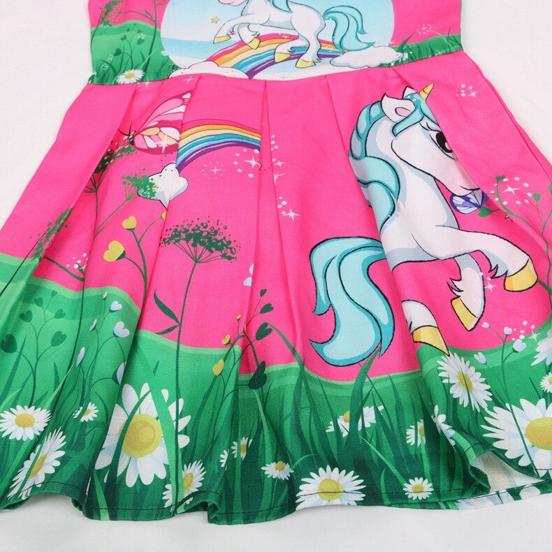 Rainbow Butterfly Unicorn Dress