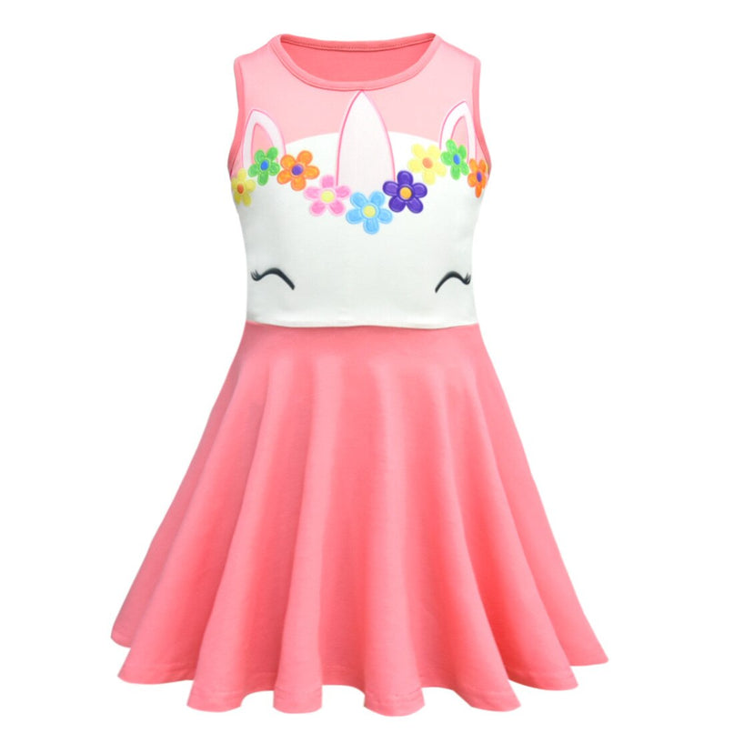 Colorful Flower <br>Unicorn Dress